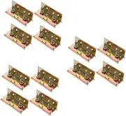 BESTOYARD 12 Pcs Adjustable Bed Frame Brackets Bed Rail Fittings Hardware Brackets Strong Support