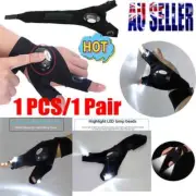 Waterproof Night Light Fishing Gloves with LED Flashlight Rescue Tools OutdoEV