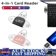2024 NEW Multi Port 4 in 1 UnivOYsal Card Reader, Portable Memory Card Reader