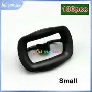100pcs Dental Silicone Teeth Whitening Cheek Retractors Mouth Opener Props Black