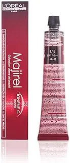 L'Oreal Majirel Permanent Hair Colour, 4.15 Ash Mahogany Brown, 50 ml