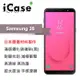 iCase+ Samsung J8 滿版鋼化玻璃保護貼(黑)