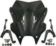 Yurefax Motorcycle Wind Deflector Motorcycle Sport Windshield, for MT-09, for MT09 FZ09 FZ-09 Visor Windscreen Viser Wind Screen Shield 32cm 2021 2022 Motorbike Windshield Motorcycle Windshield