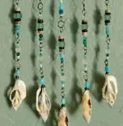 Beach Mobile Porch Wall Art Sun Catcher Drift Wood Indoor Outdoor Seashell