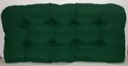 Resort Spa Patio Wicker SETTEE Cushion ~ Hunter Green ~ 21 x 41 x 4.25 NEW