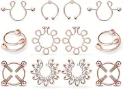 Kadogohno Fake Nipple Piercing, Fake Nipple Rings, Fake Nipple Ring, Nipple Rings Non Piercing, Fake Nipple Piercings, Faux Nipple Piercing