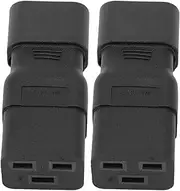 C14 to C19 Adapter,IEC320 C14 to IEC320 C19 Power Adapter, Flame Retardant, Heat Resistant, 10A-15A, with Integrated Molding Reinforcement for Server PDU, UPS Power Adapter