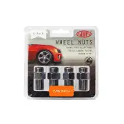 SAAS Wheel Nuts Mag 7/16 Inch Chrome Finish 43mm Length - in a Pack of 5