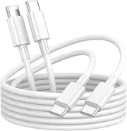 USB C to USB C Cable 1.5ft for Apple iPhone 16 Charger Fast Charging USBC to Type C Power Cord for iPhone 16/15 Pro Max/Plus/MacBook Air 13 inch/MacBook Pro/iPad 10th/iPad Pro/iPad Air/ipad Mini