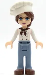LEGO Friends Minifigure Lillie - Chef (Genuine)