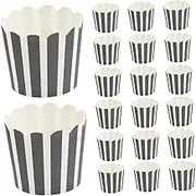 Ciieeo 1set High Temperature Resistant Paper Baking Cups Greaseproof Muffin Liners for Cupcakes for Baking Parties and Celebrations 50pcs