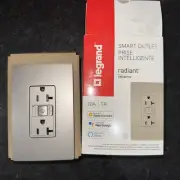 Legrand Smart Outlet Radiant With Netatmo 20 Amp TR Nickel