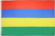Mauritius Flag 3' x 5' - Mauritian Flags 90 x 150 cm - Banner 3x5 ft Light Polyester - AZ FLAG