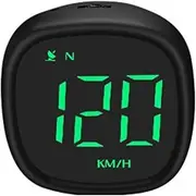 Daseeme Car Motorcycle HUD Headup Display LED Digital GPS Speedometer Support MPH/KMH Time Display Overspeed Alarm Fatigue Driving Reminder with Light Sensor