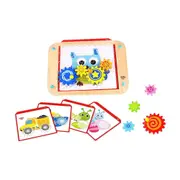 Fat Brain Toy Co. Go Go Gears! Block Jigsaw Puzzle Kids/Childrens Play Toy 3y+