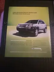Hyundai Tuscon Print Ad 2005 8.5x10.5