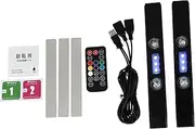 BUGUUYO Car Led Lights Interior 1 Set Car Ambient Lighting Easy Install USB Charging