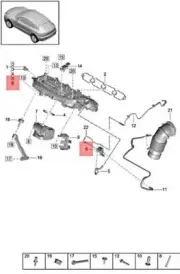 Genuine PORSCHE Macan 95B Solenoid Valve PAC906283