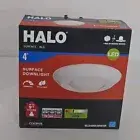 HALO BLD 4 in. White Integrated LED Recessed Ceiling Light Trim 3000K Soft White