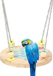 Bird Swings Hammock | Cockatiel Hammock Cooling Ice Pad,Hot Weather Removable Swing Toy Cage Bed for Canary Cockatiel Conure Parakeet Calming Climbing