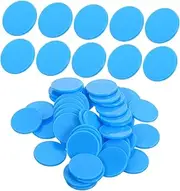 KICHOUSE 100pcs Mini Game Chips Small Bingo Chips for Boys and Girls Smooth Edges for Party Classroom Games