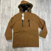 Swiss Tech | Youth Shell Winter Parka Jacket | Size Large | Tan