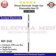 Ellman E4D- Scalpel Electrode -Twenty-Five(25) Single-Use Disposable New CE