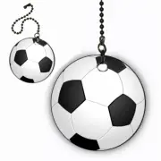Set 2-Soccer Ball Kids Room Ceiling Fan Lighting Pull Chain 4"+ Extension Chain