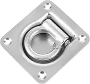 1 PC D Ring Anchor Heavy Duty Lashing Ring for Trailers Trucks Atvs and Boats Galvanized Floor Mount Tie Down for Garages and Workshops