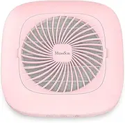 MelodySusie Nail Dust Collector with Reusable Filter, Powerful Vacuum Fan Vent Dust Collector Extractor Electric Dust Suction Machine for Acrylic Gel Nail Polishing, Low Noise, Nail Salon