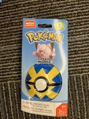 Mega Construx Pokémon Clefairy and Pokéball Series 9 NEW GCM74