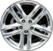 Wheel For 2018-2020 Chevrolet Equinox 19x7.5 Machined Face Painted Silver Vents
