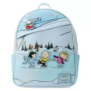 Loungefly Peanuts Charlie Brown Ice Skating Mini Backpack Snoopy
