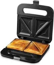OVENTE Electric Sandwich Maker with Non-Stick Plates,Indicator Lights,Cool touch