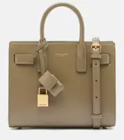 [Saint Laurent] Saint Laurent Sac De Jour Nano leather tote bag One Size green