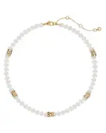 kate spade new york Imitation Pearl Beaded Collar Necklace, 16-19