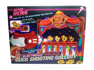 Retro Arcade~Electronic Arcade Duck Shooting Gallery~Moving Ducks/Sounds & Timer