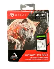 Seagate IronWolf 110 Enterprise Internal NAS 2.5" SATA Solid State Drive 480 Gig