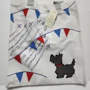 Radley London King Charles III Coronation Bag Natural Plane Dog Terrier Bunting
