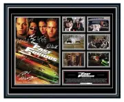 THE FAST AND THE FURIOUS 2001 PAUL WALKER FRAMED LIMITED EDITION MEMORABILIA