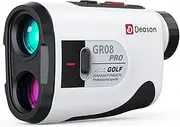 DEASON Golf Rangefinder with Slope, 1,300 Yards Laser Range Finder Golf for Tournament, 6X Magnification, Flag Lock Vibration, Continuous Scan, with Strong Magnet, Bite Clip, Mark