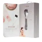 BROOKSTONE CORDLESS TITANIUM MICRO NEEDLE DERMA ROLLER NEW! FINE LINES WRINKLES