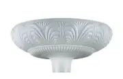 B&P Lamp 14 1/2" Dia. Torchiere, Cry. Etch