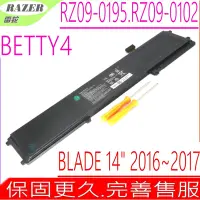 在飛比找Yahoo奇摩購物中心優惠-雷蛇 BETTY4 電池 Razer Blade 14吋 2