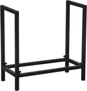 Industrial Rustic 24" Firewood Log Rack for Home Fire Place Decoration,Indoor Ou