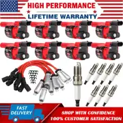 8 Pack Round Ignition Coil & Spark Plug & Wire For Chevy Monte Carlo 2006-2007
