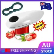 One Click Touch Automatic Can Tin Opener Electric Cutter Jar Lid Wrench Tools KJ