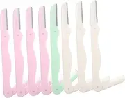 FOMIYES Eyebrow Safety Trimmers 8pcs Set Women's Razor Kit Travel-friendly for Daily Use