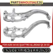 2x Front LH&RH Steering Knuckle for Audi A4 A4 Quattro 10-12 A5 Q5 S4 S5 allroad
