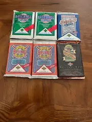 6 Upper Deck Packs: 2 1990, 1 1991, 2 1992, & 1 1993 Upper Deck Packs
